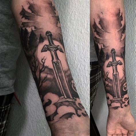 50 Sword Tattoos For Men A Sharp Sense Of Sophistication