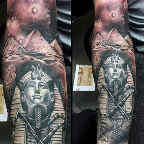60 King Tut Tattoo Designs For Men