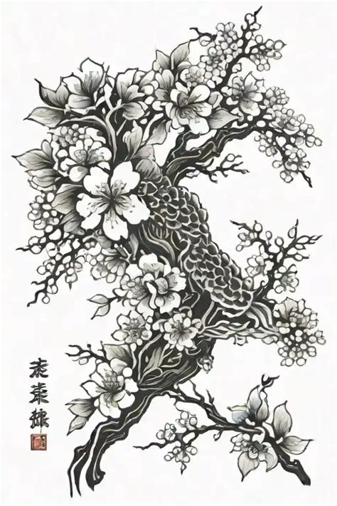 619 Japanese Sakura Tattoo Ideas Blackink Ai