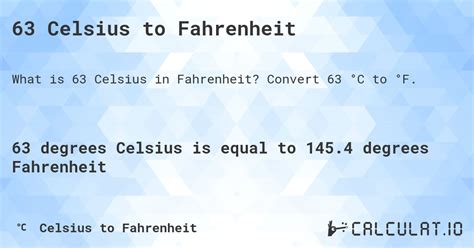 Convert 63 Fahrenheit to Celsius: Quick and Easy Temperature Guide