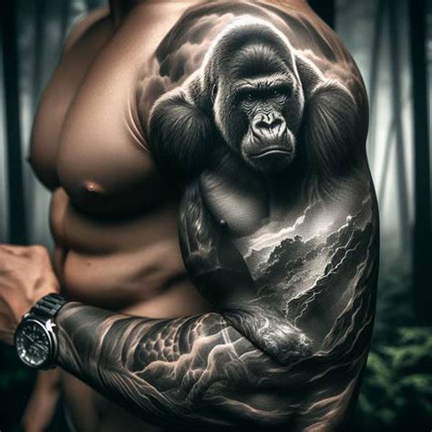 68 Enchanting Gorilla Tattoo Ideas For The Brave Souls Tattoo