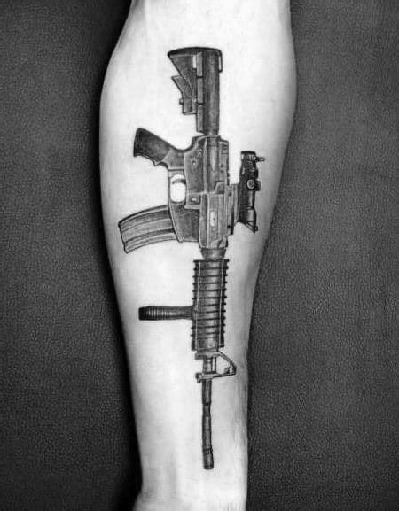 75 Ar 15 Tattoo Ideas For Men Rifle Designs Artofit