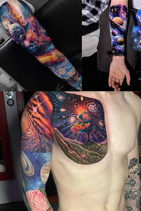 75 Universe Tattoo Designs For Men