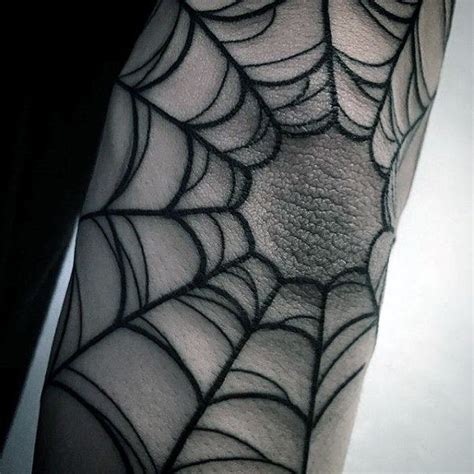 79 Creepy Spider Web Tattoo Designs For Men