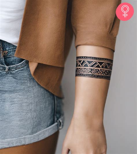 8 Amazing Tribal Armband Tattoo Designs With Meanings