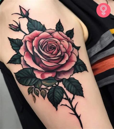 8 Beautiful Rose With Thorns Tattoo Ideas With Meanings 8 Beautiful Rose With Thorns Tattoo Ideas With Meanings