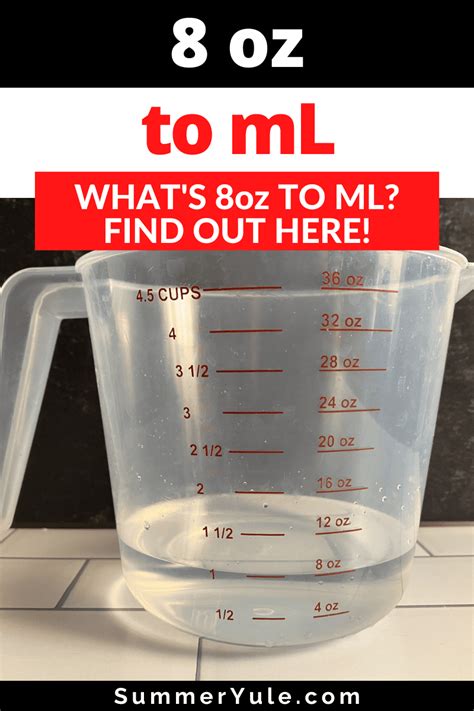 Convert 8 Ounce to mL: Easy Conversion You Need Today