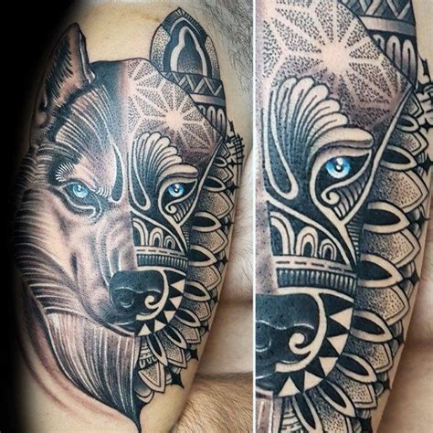 80 Epic Siberian Husky Tattoo Designs For Men 80 Epic Siberian Husky Tattoo Designs For Men