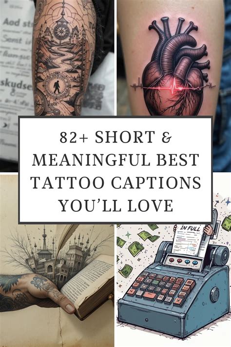 82 Short Amp Meaningful Best Tattoo Captions You Ll Love