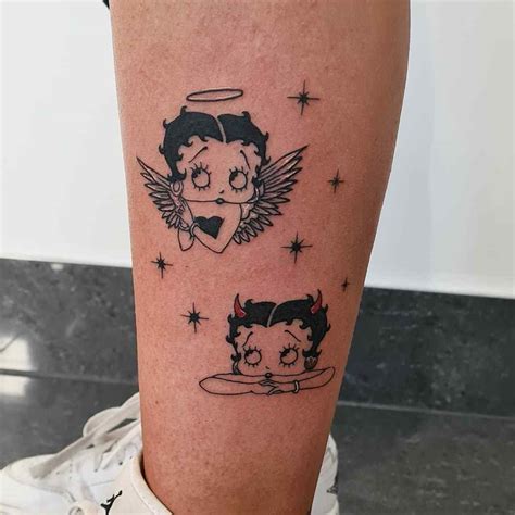 83 Betty Boop Tattoo Ideas With Angel Wings Included Tattoo Glee