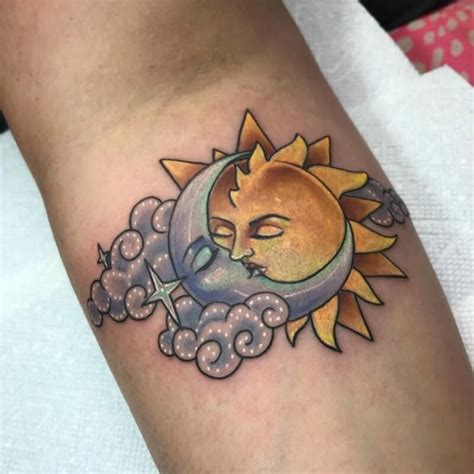 85 Mind Blowing Sun Amp Moon Tattoos And Their Meaning Authoritytattoo
