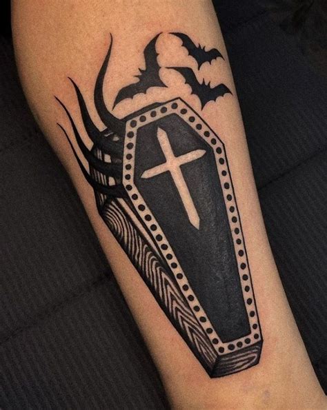 9 Stunning And Terrible Coffin Tattoo Designs Styles At Life