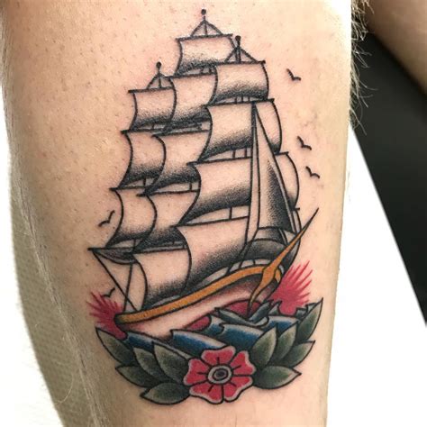 95 Ship Tattoo Ideas And Meanings Inspired By The Ocean