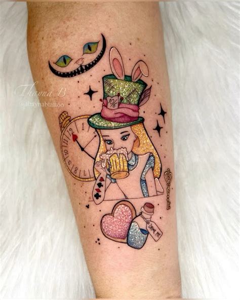 Alice And Wonderland Tattoo Ideas