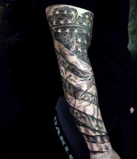 American Flag Sleeve Tattoo Designs Ideas And Meaning Tattoos For You