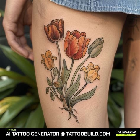 American Traditional Tulip Tattoo Ideas Tattoo Build American Traditional Tulip Tattoo Ideas Tattoo Build