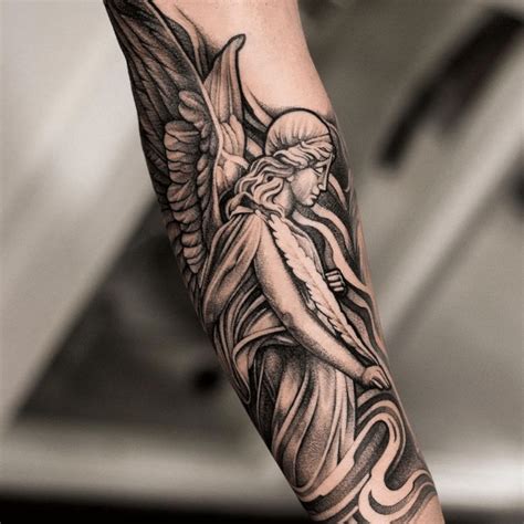 Angel Forearm Tattoo