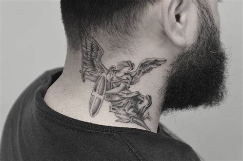 Angel Neck Tattoos For Men Angel Neck Tattoos For Men