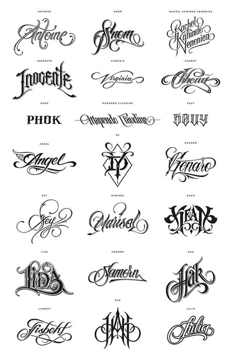 Artistic Lettering Tattoos Styles Popular Tattoo Designs Tattoo 6D