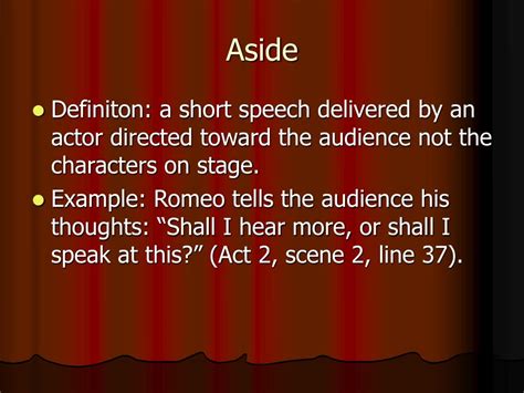 Aside Definition: Literature's Hidden Gem Unveiled