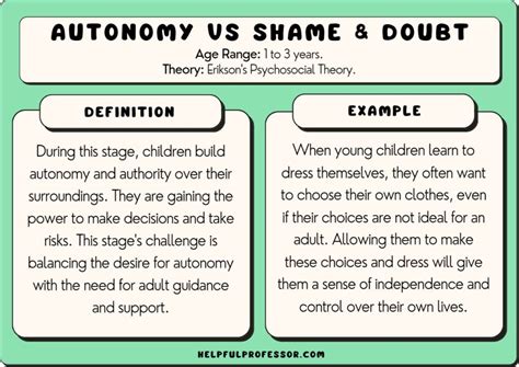 Autonomy vs. Shame: Overcoming Self-Doubt