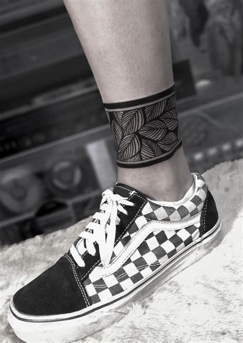 Awesome Ornamental Tattoos Ankle Band Tattoo Forearm Band Tattoos