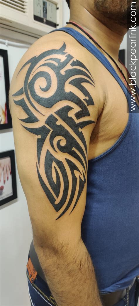 Awesome Peck Arm Tribal Design R Tattoos