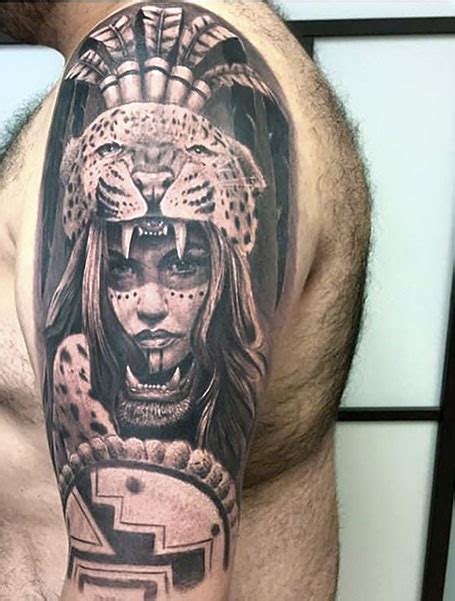 Aztec Jaguar Warrior Tattoo Meaning Bronctattooaus Com