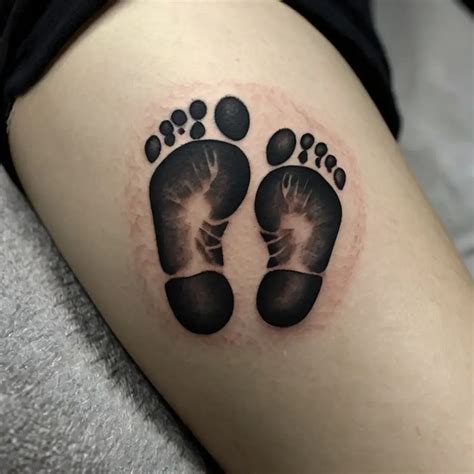 Baby Footprint Tattoos Meaning Symbolism 73 Designs Hbtat2