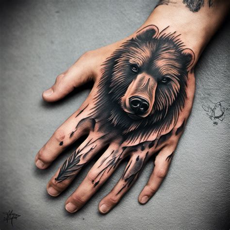 Bear Tattoo Hand At Cole Sherrell Blog Bear Tattoo Hand At Cole Sherrell Blog