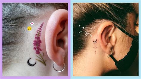 Behind Ear Tattoo Designs