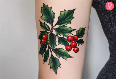 Best 13 Holly Plant Tattoo Artofit Best 13 Holly Plant Tattoo Artofit