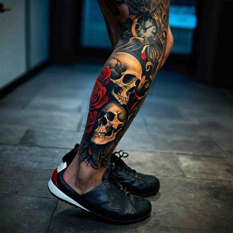 Best Leg Sleeve Tattoos For Men 50 Bold Ideas With Meaning Tattoos