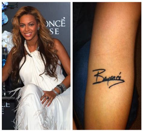 Beyonce Tattoo