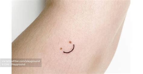Birthmark Cover Up Smiley Face Tattoo Located On The Birthmark Cover Up Smiley Face Tattoo Located On The
