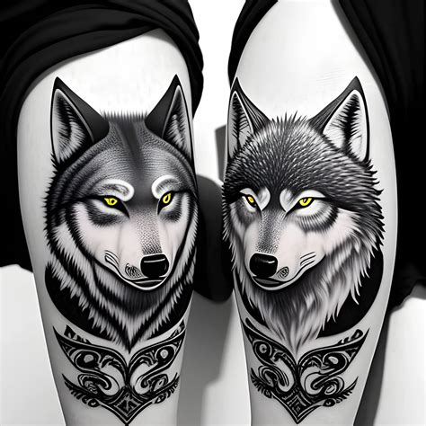 Black And White Minmal Tattoo Of Skoll And Hati The Twin Wolf Arthub Ai Black And White Minmal Tattoo Of Skoll And Hati The Twin Wolf Arthub Ai