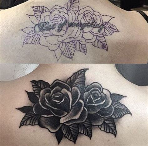 Black Rose Tattoo Cover Up Black Rose Tattoo Cover Up