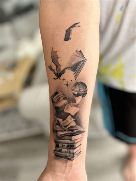 Book Tattoo Bookish Tattoos Creative Tattoos Book Tattoo