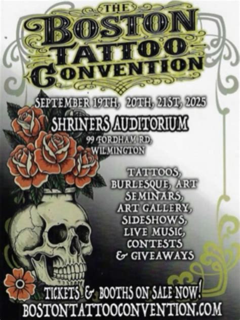 Boston Tattoo Convention 2025 Tickets Boston Tattoo Convention Boston Tattoo Convention 2025 Tickets Boston Tattoo Convention