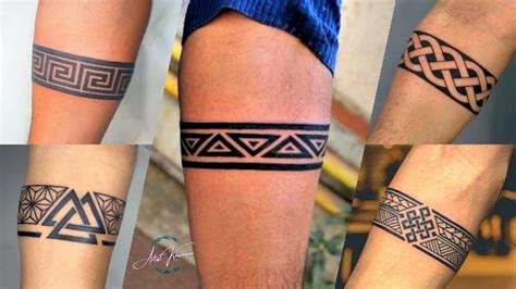 Bracelet Tattoo For Men Band Tattoo Design On Hand Arm Band Tattoo