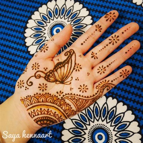 Butterfly Design Mehndi Simple At Juana Faller Blog