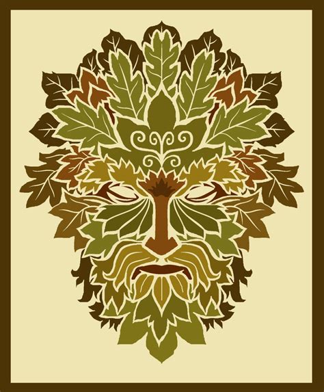 Celtic Green Man Man In The Tree Clip Art Google Search Green Man