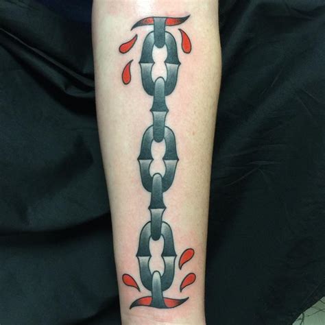 Chain Tattoo Design Inspiration