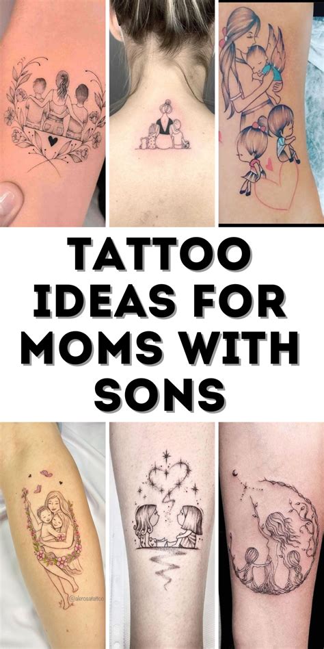Cherished Bonds Tattoo Ideas For Moms With Sons To Treasure Forever In
