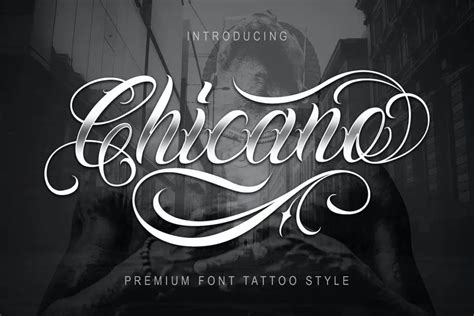 Chicano Font Tattoo Lettering Styles