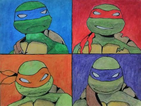 Child Amp 39 S Drawing Teenage Mutant Ninja Turtles Tattoo On Child Amp 39 S Drawing Teenage Mutant Ninja Turtles Tattoo On