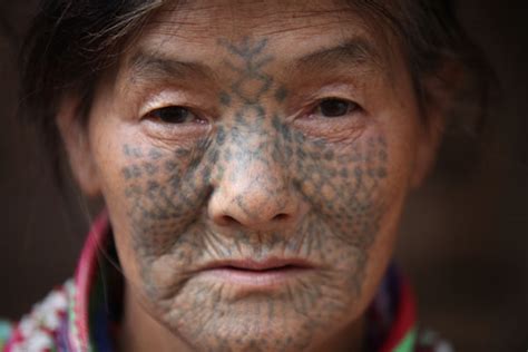 China Traces Health Condition Of Face Tattooed Women Heritage Chinadaily Com Cn