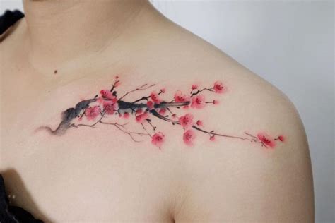 Chinese Cherry Tree Tattoos Cherry Blossom Tattoo Designs Amp Ideas To