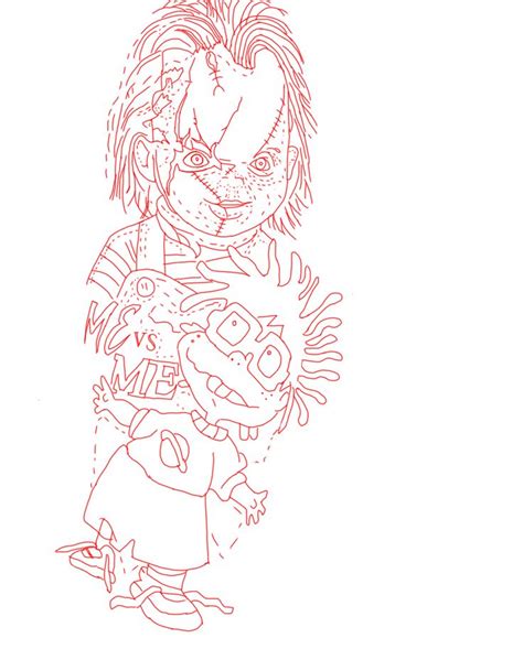 Chucky Tattoo Stencil Orangetattooshop Com