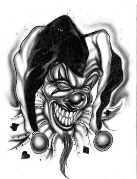 Clown Joker Tattoo Designs